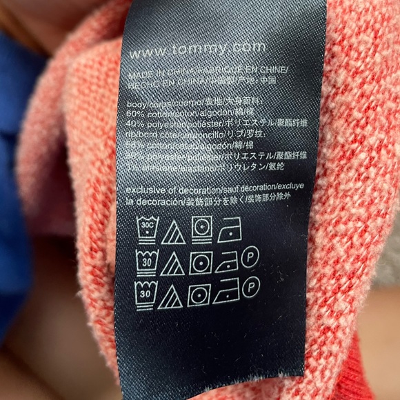 Red Varsity Tommy Hilfiger Sweater - Picture 6 of 7